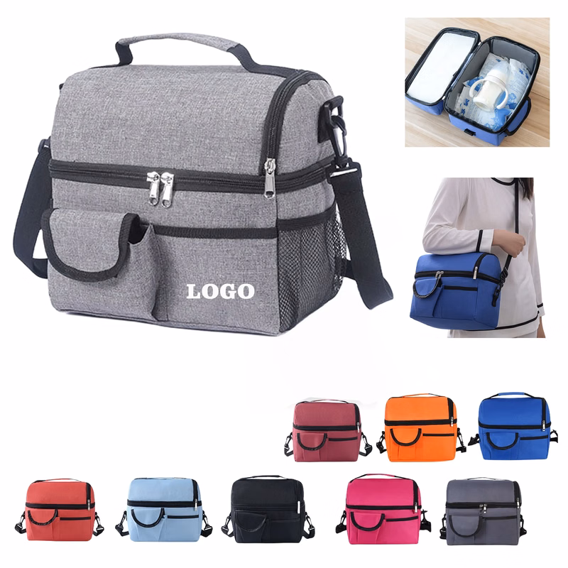 Two Layer Food Insulation Bag Cooler