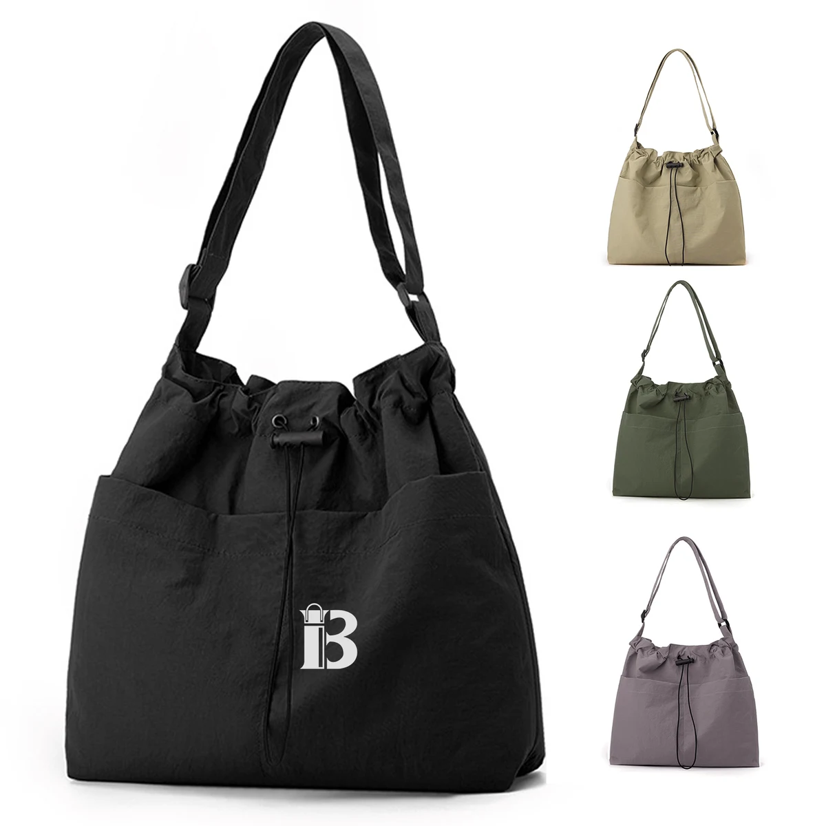 Nylon Hobo Crossbody Shoulder Bag 1