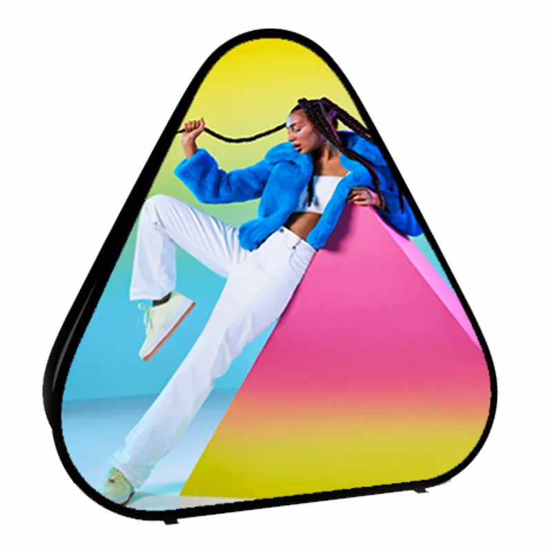 Triangular A - POP UP Standing Banner - Digitally Printed