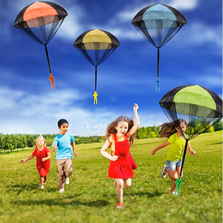 Kids Hand Throwing Parachute Toy