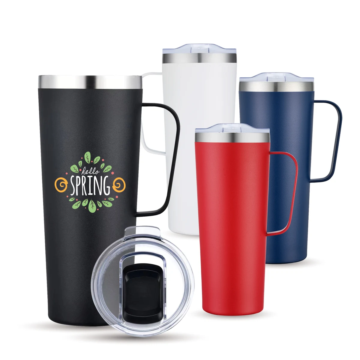 Glamping 28 oz. Double-Wall SS Vacuum Mug w/copper plating 1