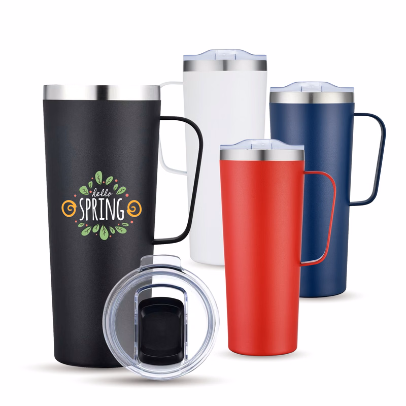 Glamping 28 oz. Double-Wall SS Vacuum Mug w/copper plating