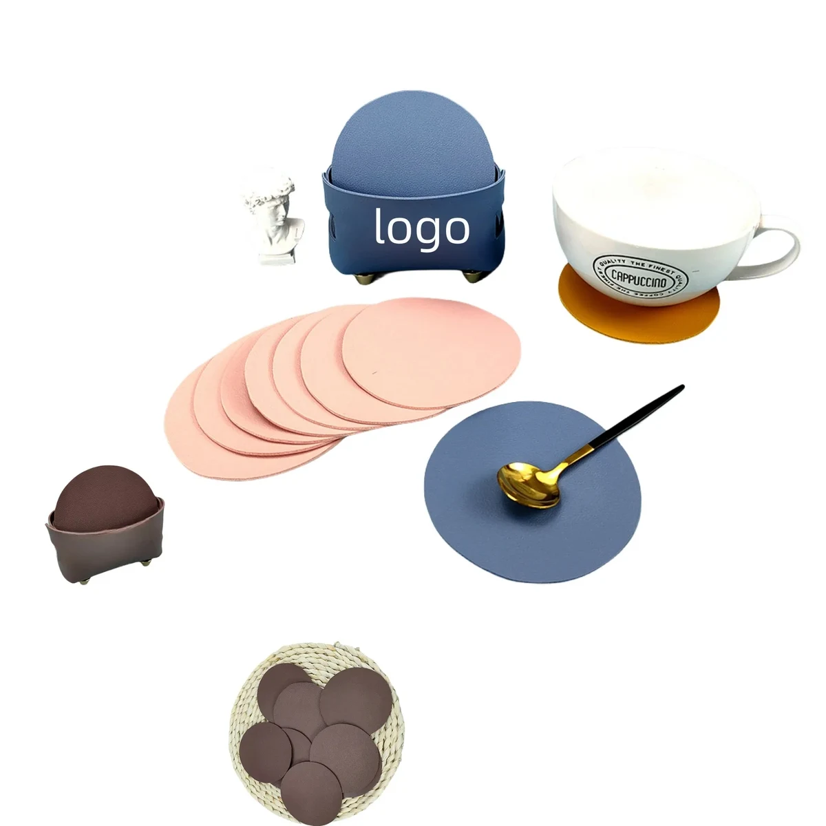 Leather Coasters for Drinks 1