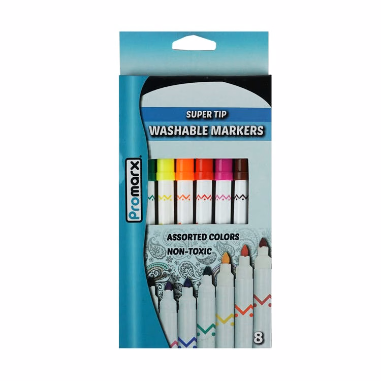 Washable Markers - Super Tip 8 Pack