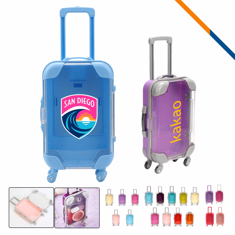 PackTiny Mini Clear Suitcase Storage Box