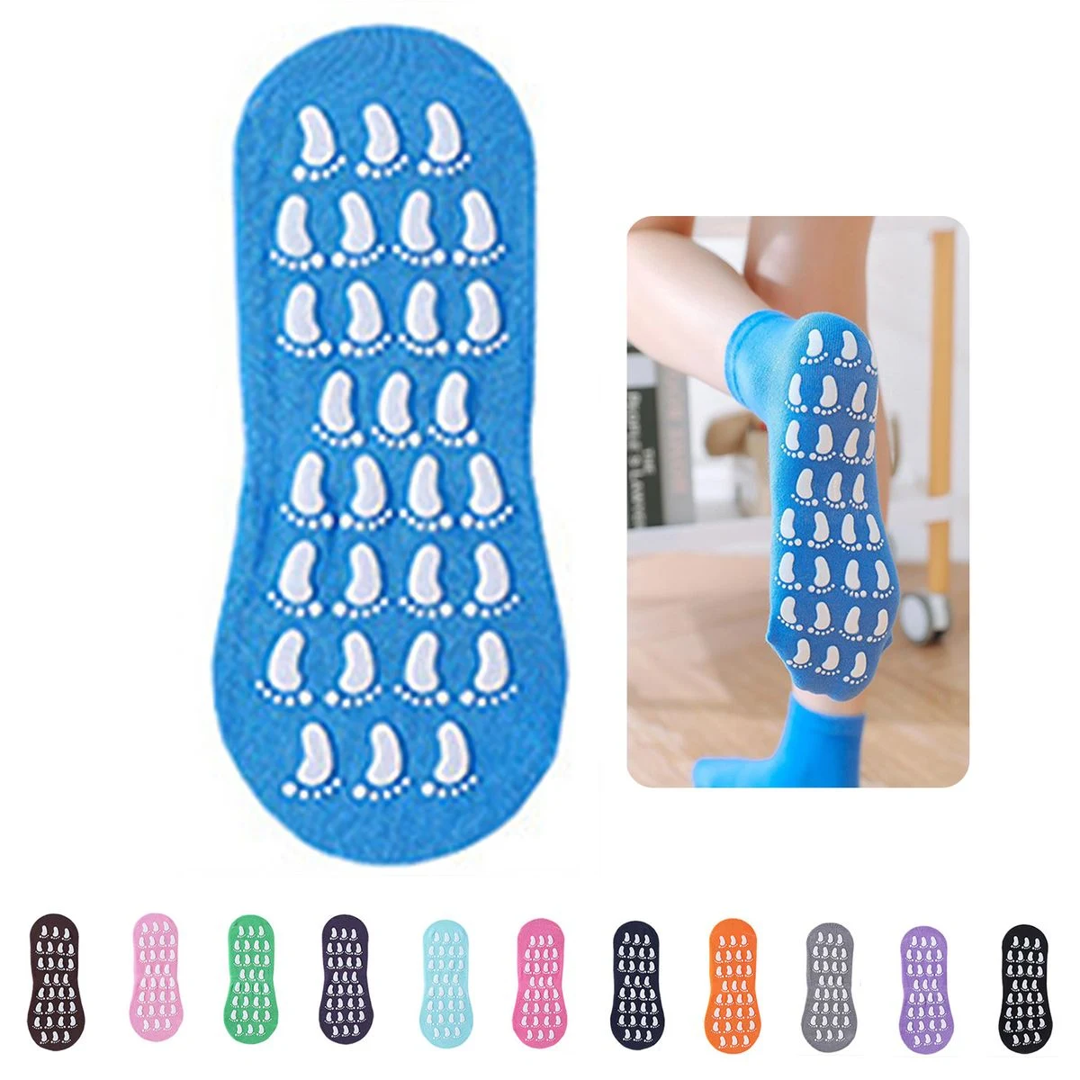 women non slip pilates grip socks 1