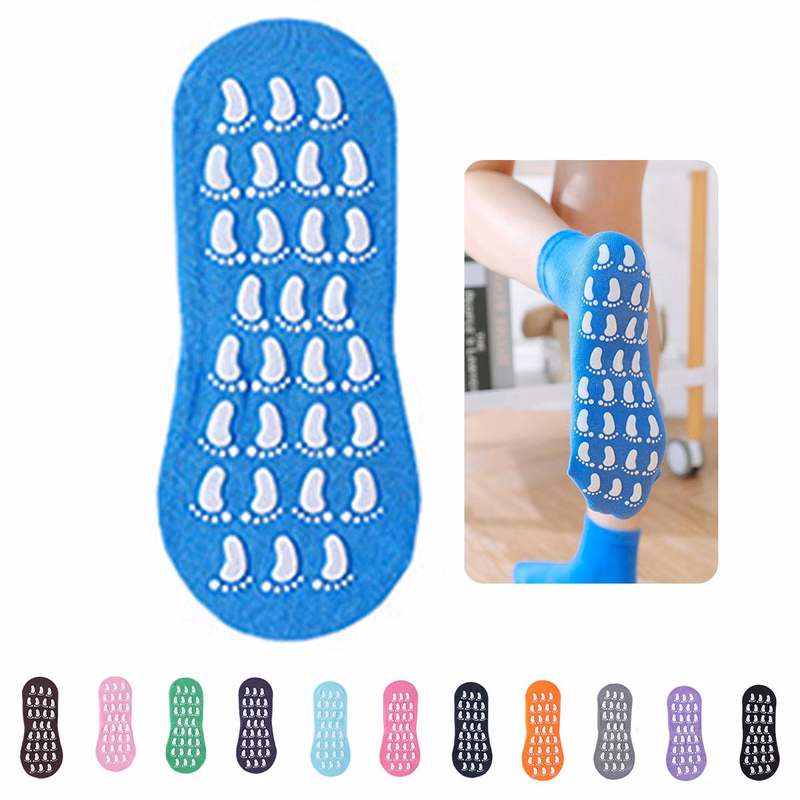 women non slip pilates grip socks