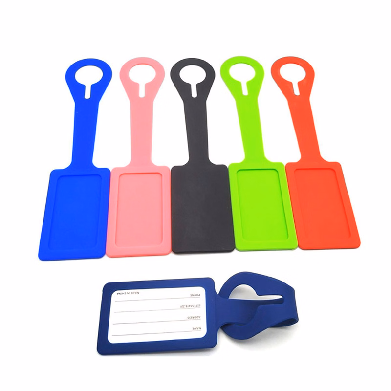 Flexible Silicone Luggage Tag