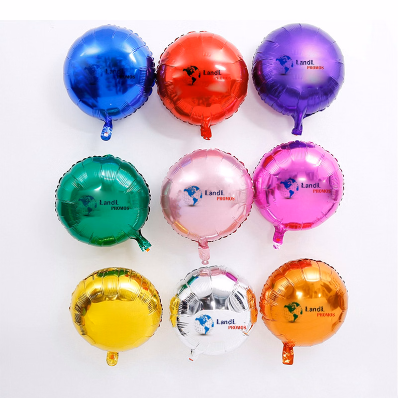 Round Shape Foil Mylar Helium Balloon 18"