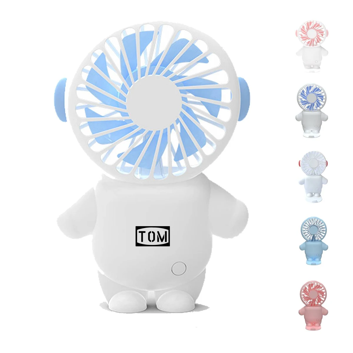 Cartoon USB Charging Mini Desktop Little Astro Handheld Fan 1