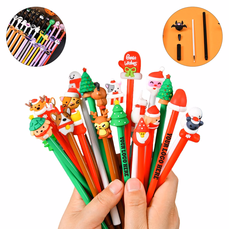 Fun Holiday Cartoon Gift Halloween Christmas Pen