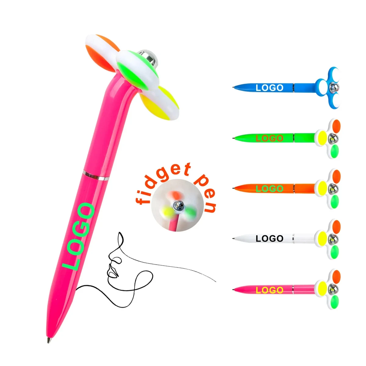 Creative Fidget Spinner Ballpoint Pen 1