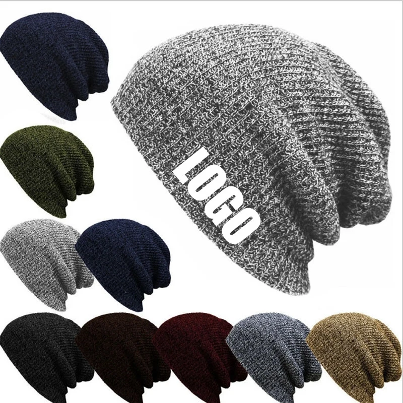 Custom Winter Hats Warm Knitted Cap for Men 1