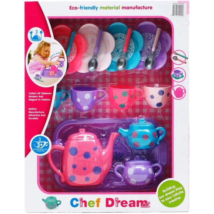 Chef Dream Tea Party Set 19-Piece 1