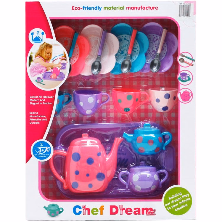 Chef Dream Tea Party Set 19-Piece