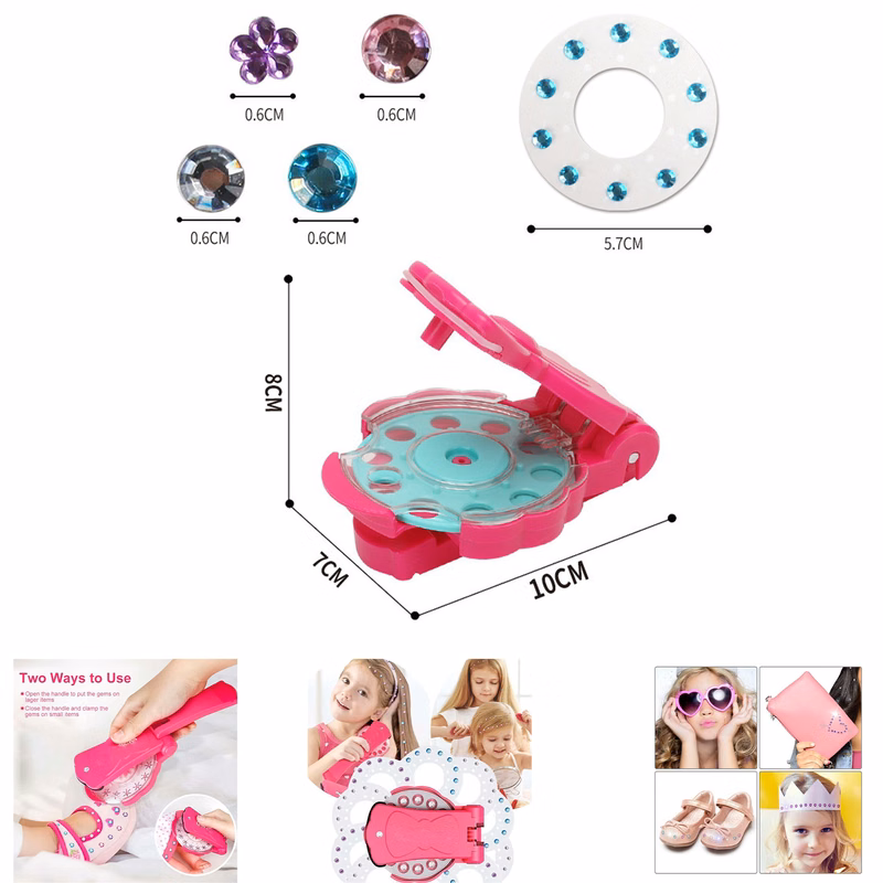 Shining Bling Diamond Hair Sparkle Stapler Set