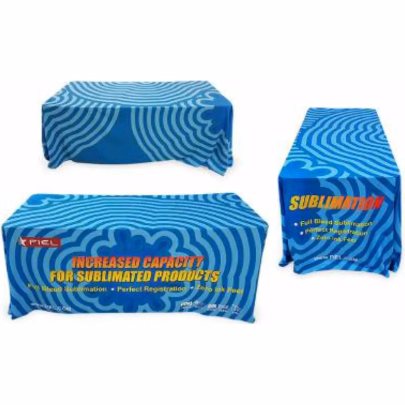 Sublimated Table Throw for 6' Table (Closed Back)