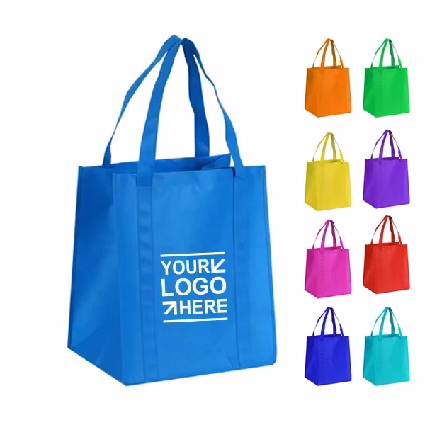 Rpet Non-woven shopper tote bag- 13 X 15 X 10
