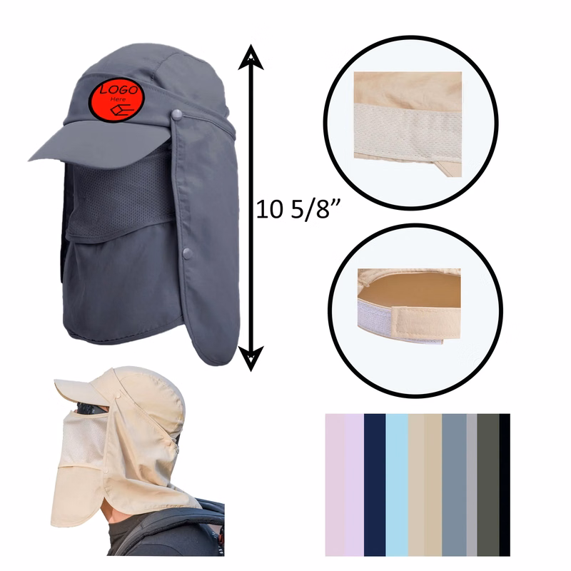 Side Border Light Sunscreen Fishing Hat