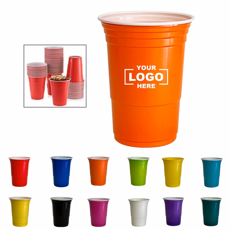 16 Oz Disposable Solo Cups Beer Pong Party Game Essentials