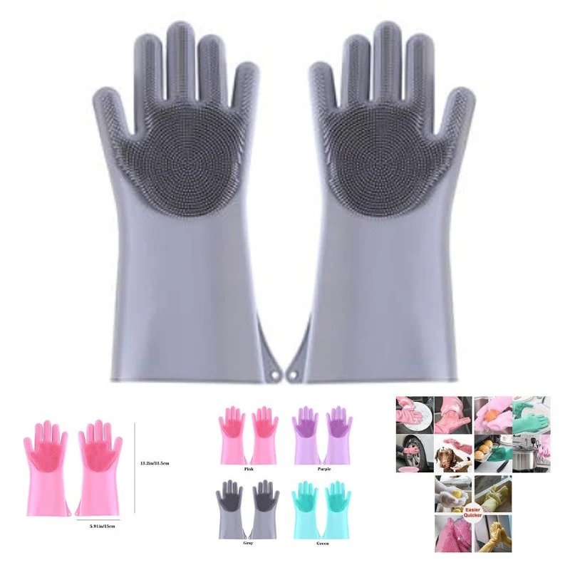 Hygienic Cleaning Dishwashing Gloves 1
