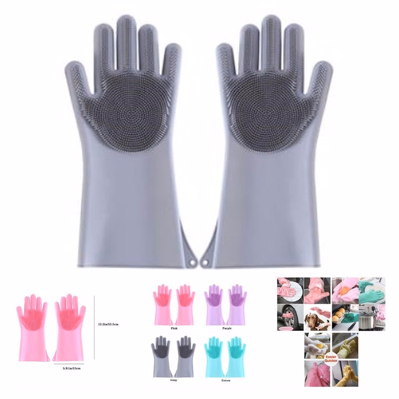 Hygienic Cleaning Dishwashing Gloves