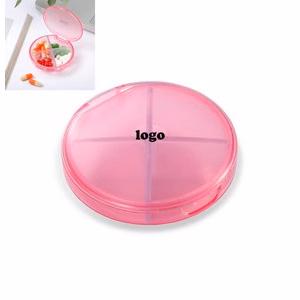 Round Clear Pill Box