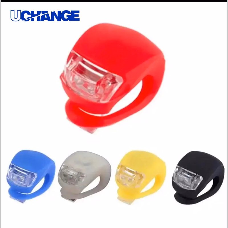 Silicone LED Bike Flasher Safety Cycling Light