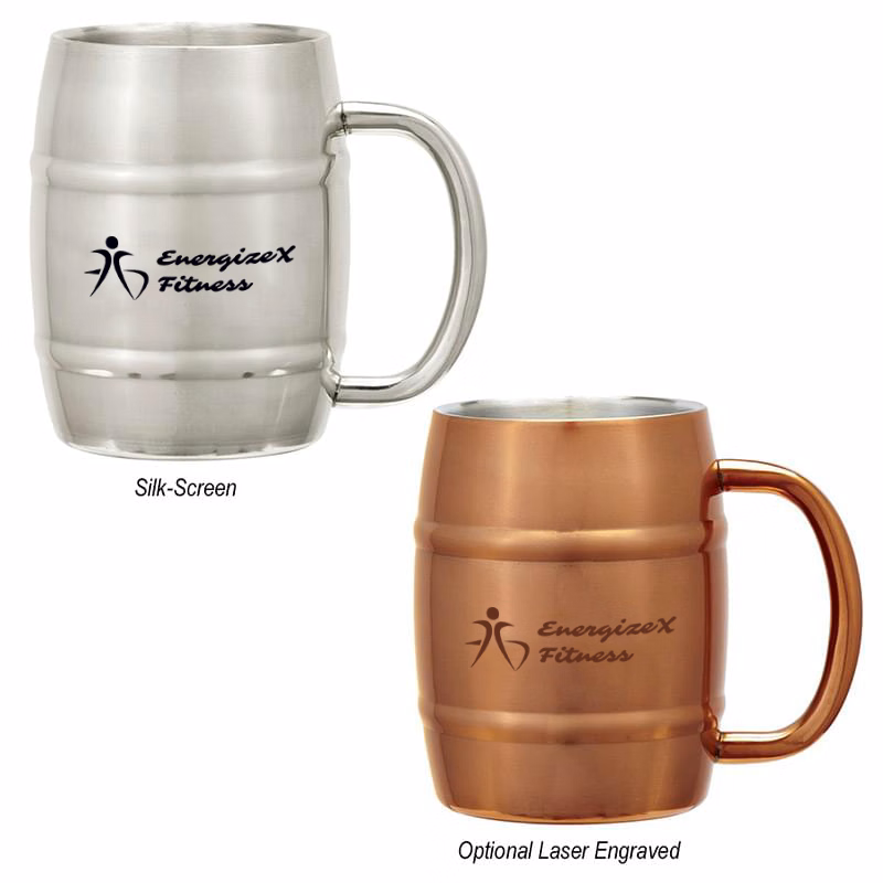 14 Oz. Moscow Mule Barrel Mug