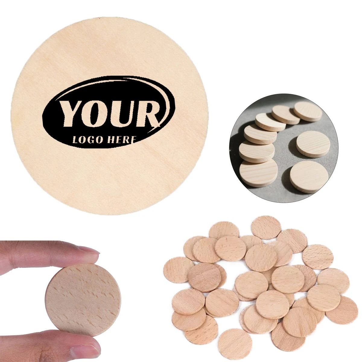 Wooden Promotional Coin 1