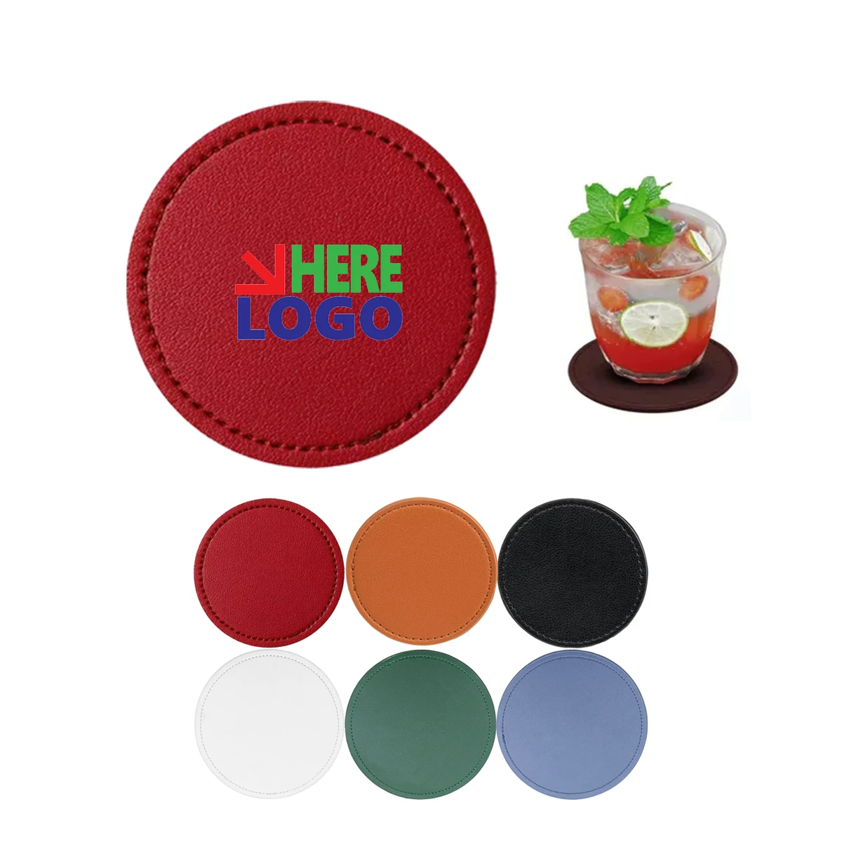 PU Leather Coaster 1