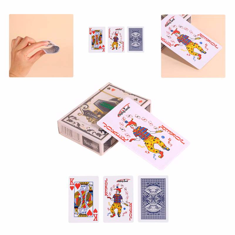 MOQ50 Premium Quality Thickened Poker Playing Cards Set
