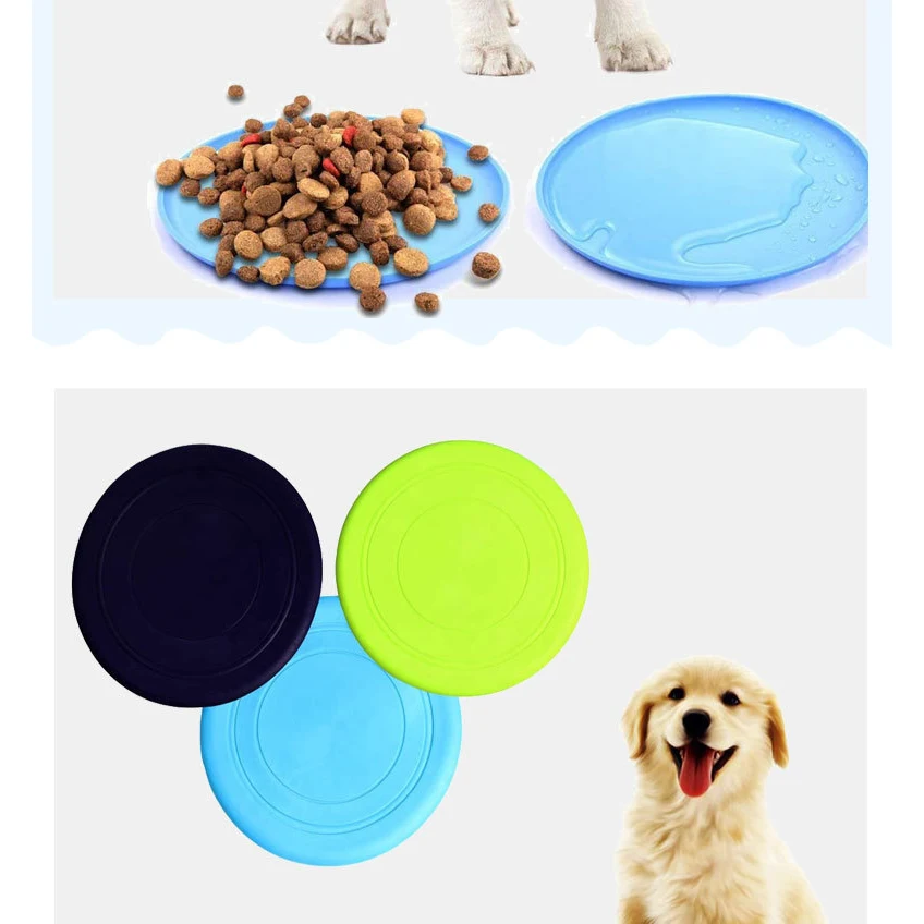 Pet Silicone Frisbee 1