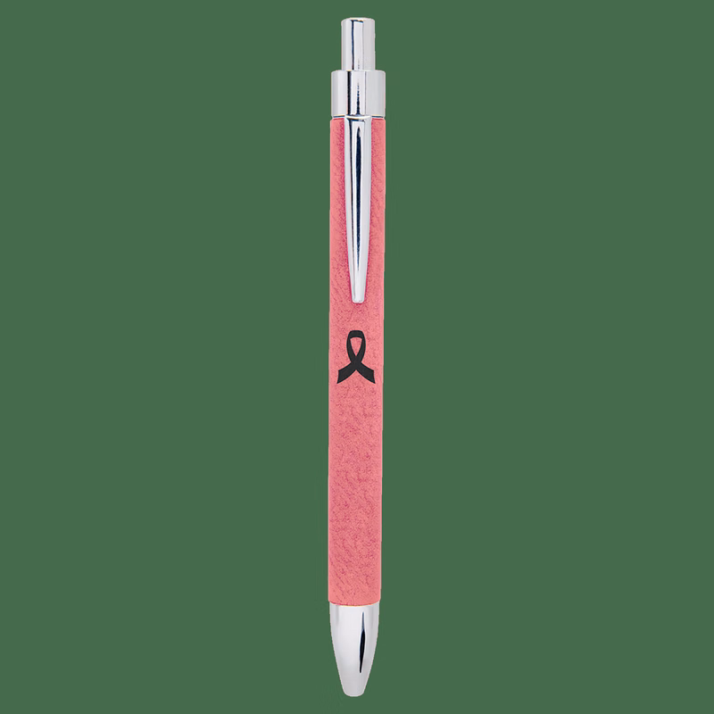 Pink Leatherette Pen