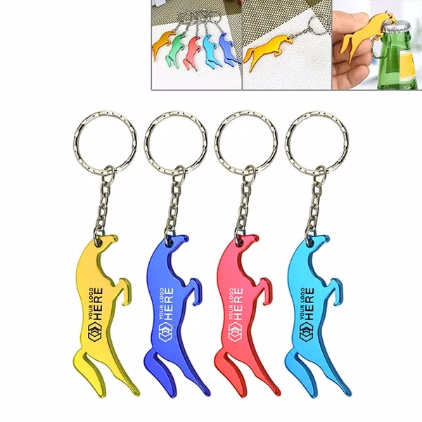 Horse Shape Bottle Opener Keychains