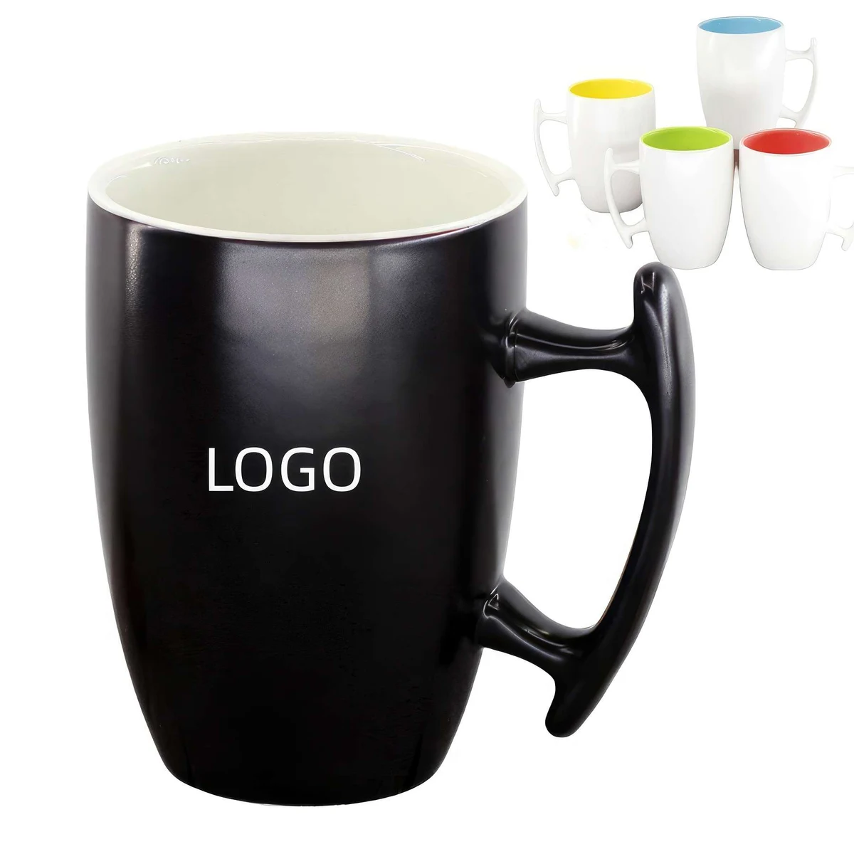 13 oz Promo Wooden Handle Printed Coffee Mug 1