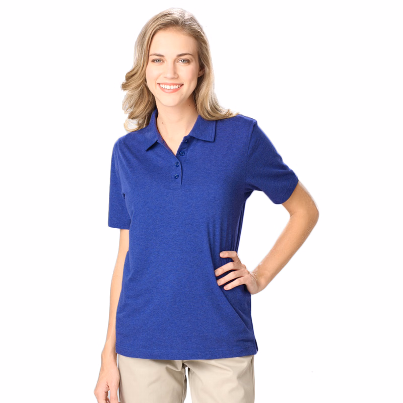 Ladies' Heathered Polo