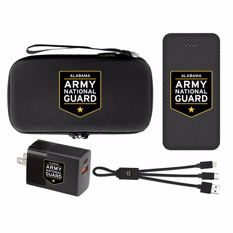 10,000 mAh Carbon Fiber Power Bank Gift Pack Set