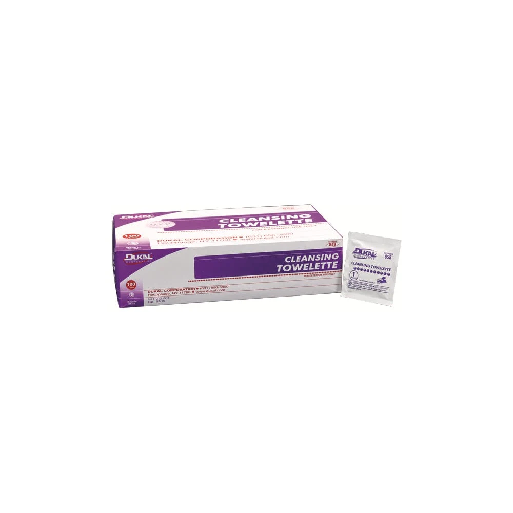 Non-Sterile Cleansing Towelettes - 5" x 8" 1