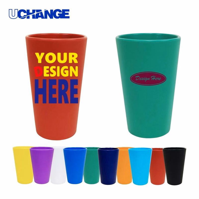 16OZ Silicone Pint Glasses for Outdoor Use