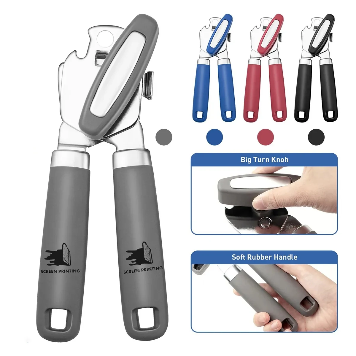 Stainless Steel Handheld Strong Heavy Duty Can Opener 1
