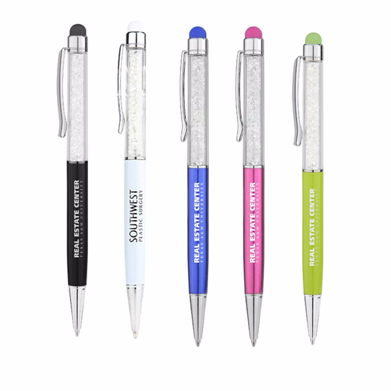 Princess Ballpoint Twist Stylus Pen (Pink)