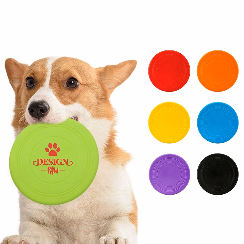 7 Inch TPR Dog Training Flying Disc MOQ100