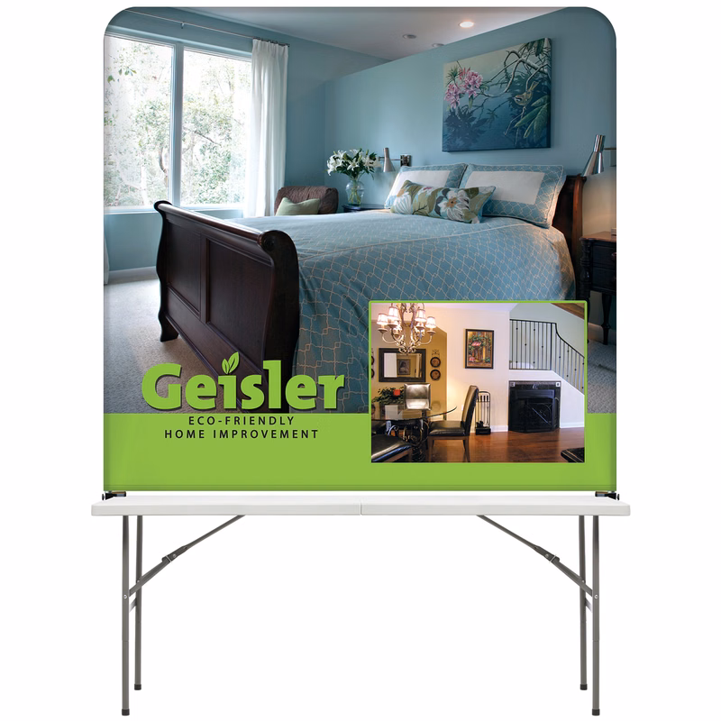 6' Table Top Hardware & Large Banner Kit