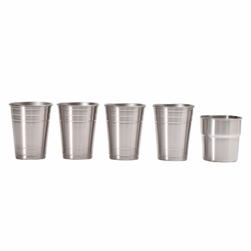 Lightweight Reuseable Aluminum Cold-Drink Cup