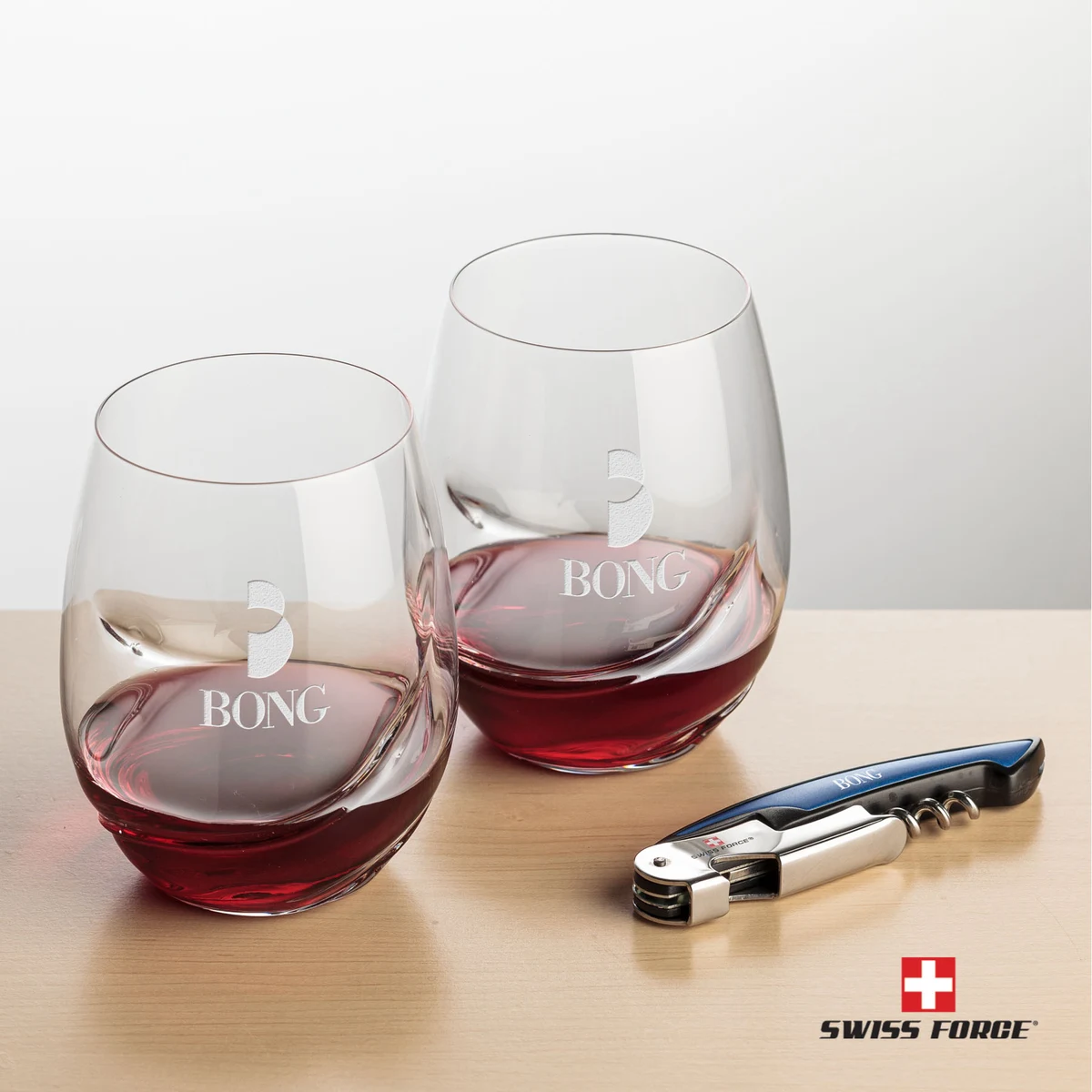 Swiss Force® Opener & Bartolo Stemless Wine 1