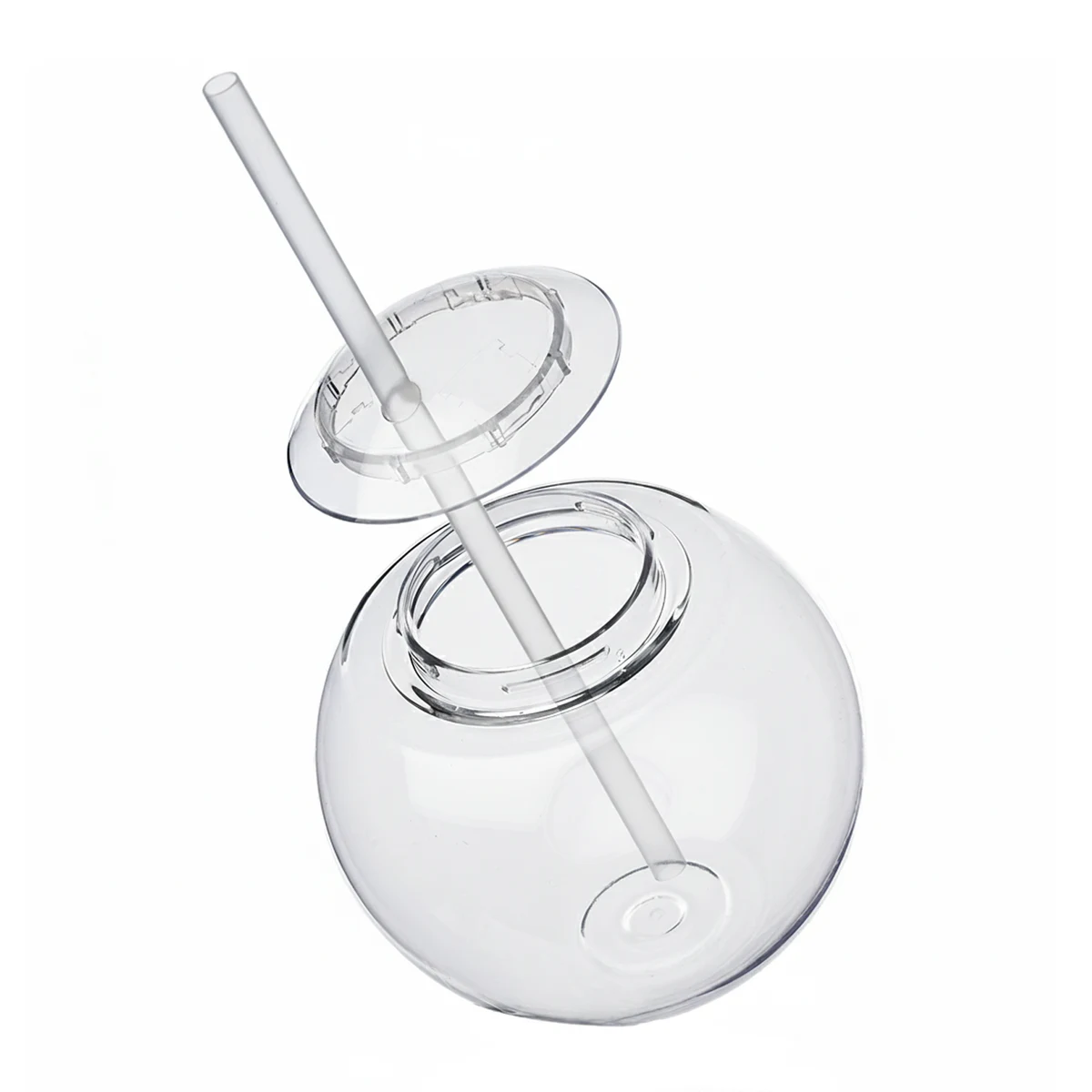 Cocktail Ball Tumbler with Straw, 15 oz. 1