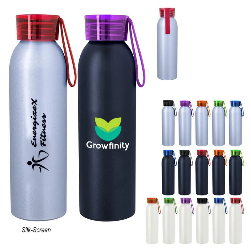 22 Oz. Darby Aluminum Bottle, custom water bottle with logo imprint 1