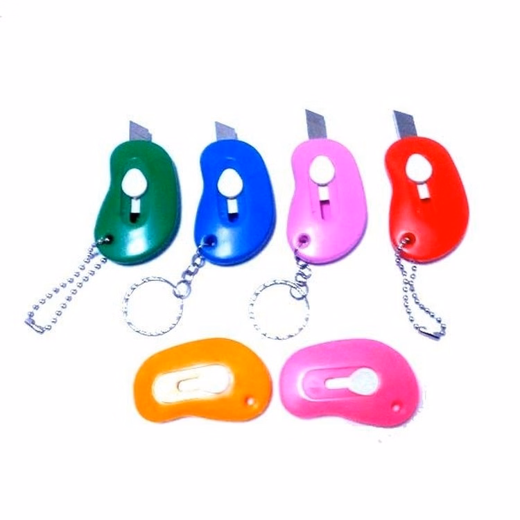 Newest Designs Plastic Letter Opener/Pen Knife Key Chains