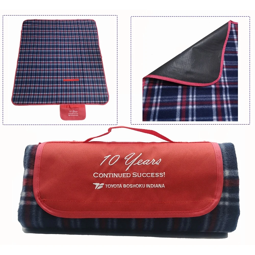 Foldable Waterproof Embroidered Picnic Blanket Mat 1